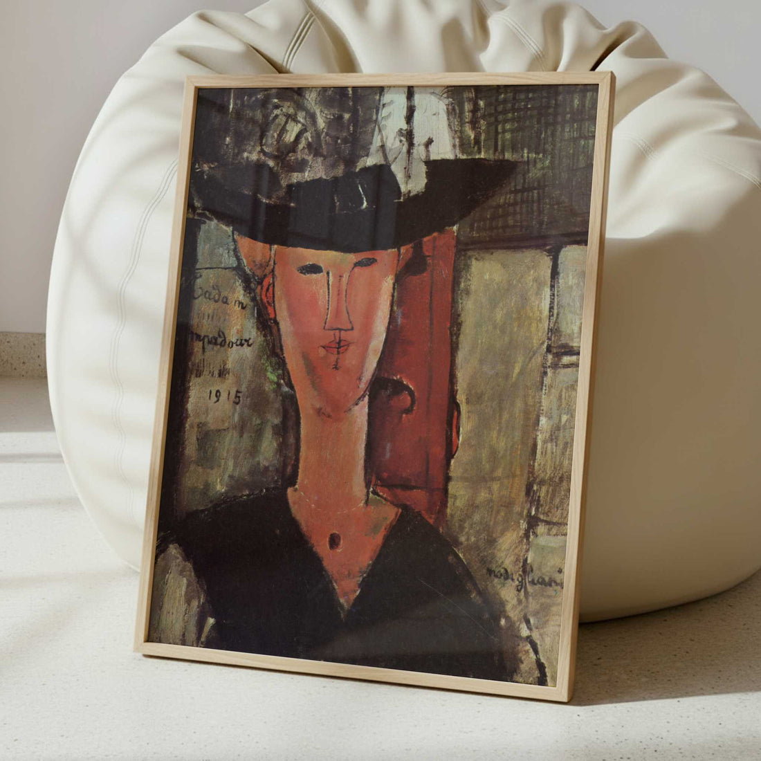 Madam Pompadour (1915) by Amedeo Modigliani – Art Print - Interior inspiration
