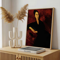 Framed Canvas - Framed canvas in a stylish interior setting