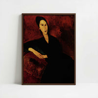 Framed Canvas - Framed canvas in dark wood color frame