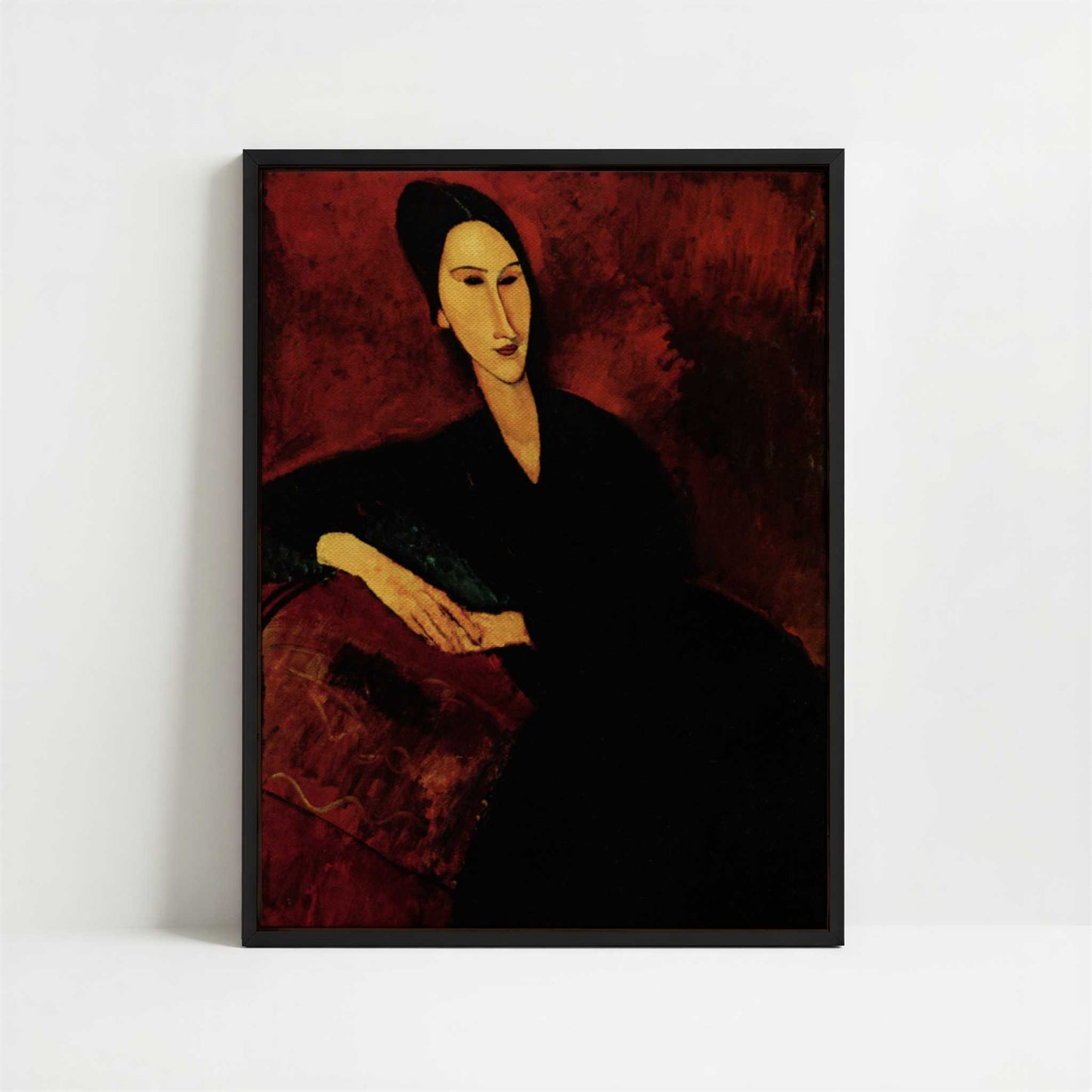 Framed Canvas - Framed canvas in black frame
