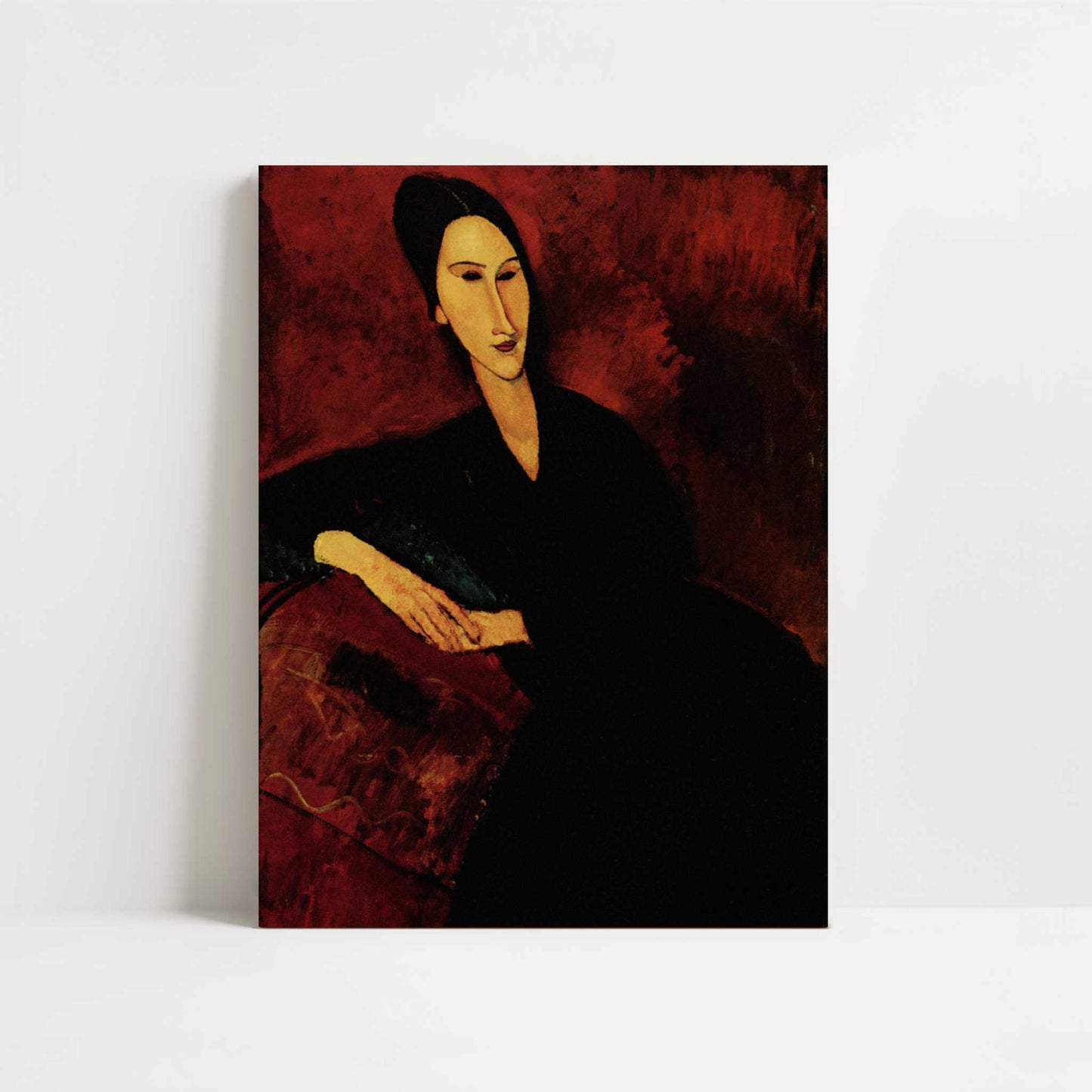 Mme Zborowska on a Sofa (1917) by Amedeo Modigliani – Art Print - Unframed art print