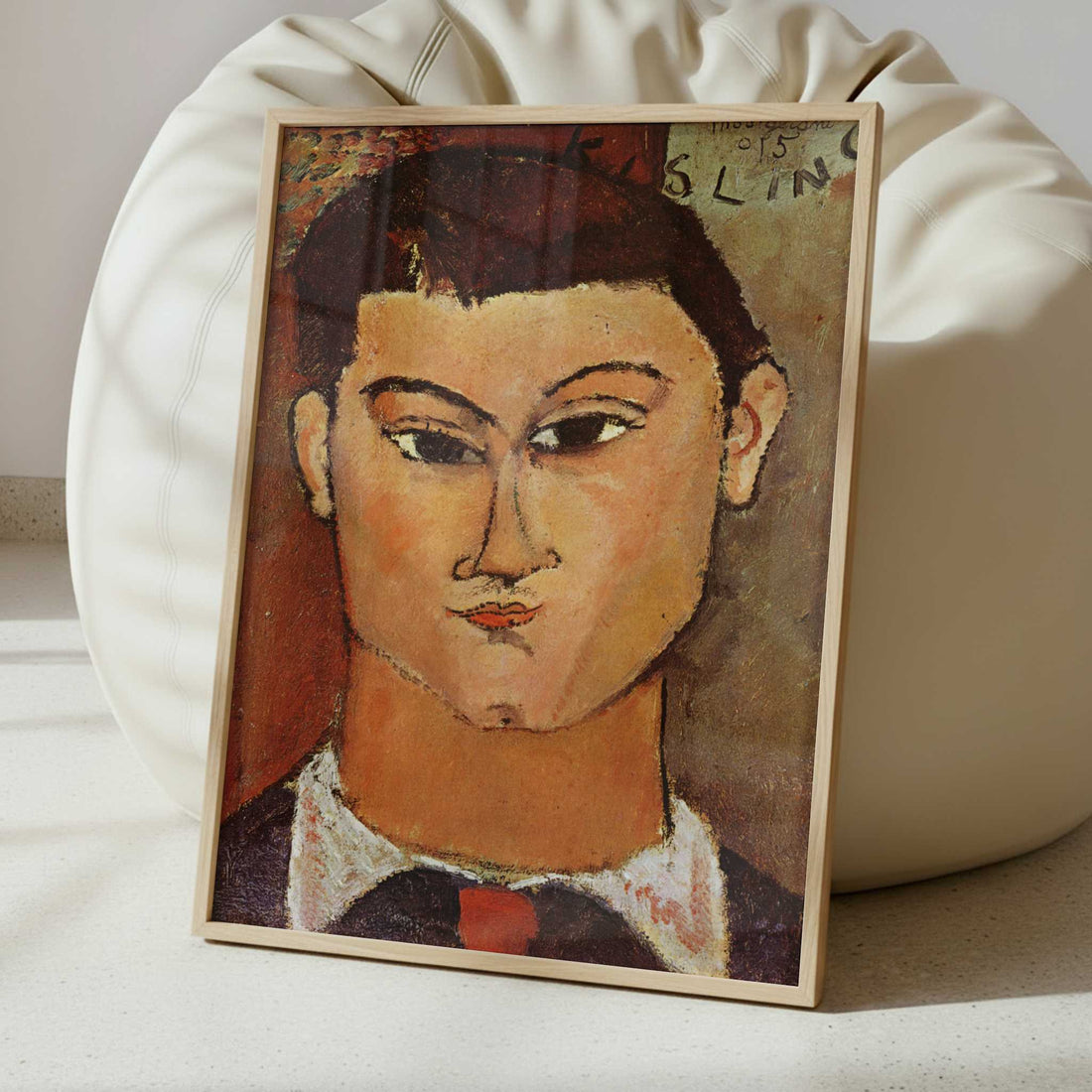 Moise Kisling (1915) by Amedeo Modigliani – Art Print - Interior inspiration