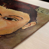 Moise Kisling (1915) by Amedeo Modigliani – Art Print - Close-up detail of the art print