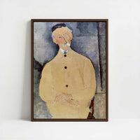 Framed Canvas - Framed canvas in dark wood color frame