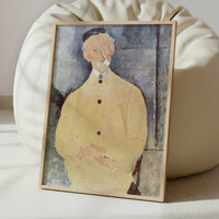 Monsieur Lepoutre (1916) by Amedeo Modigliani – Art Print - Interior inspiration