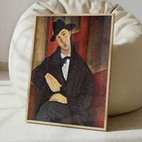 Monsieur Mario (1919) by Amedeo Modigliani – Art Print - Interior inspiration