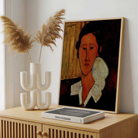 Framed Canvas - Framed canvas in a stylish interior setting