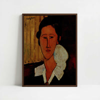 Framed Canvas - Framed canvas in dark wood color frame