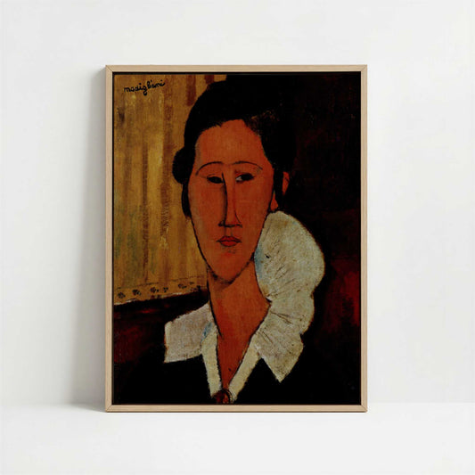 Framed Canvas - Framed canvas in oak color frame