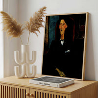 Framed Canvas - Framed canvas in a stylish interior setting