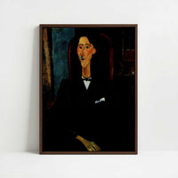 Framed Canvas - Framed canvas in dark wood color frame