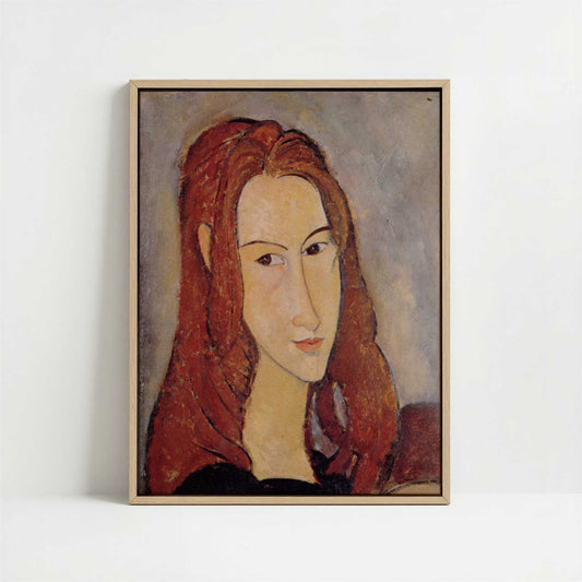 Framed Canvas - Framed canvas in oak color frame