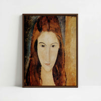 Framed Canvas - Framed canvas in dark wood color frame