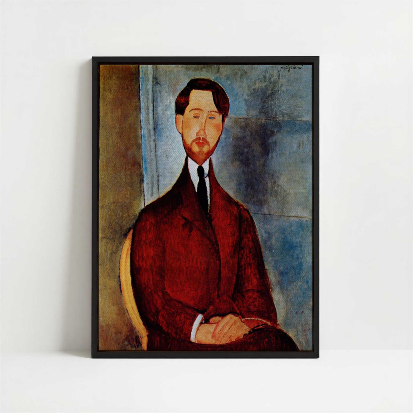 Framed Canvas - Framed canvas in black frame