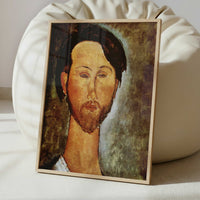 Portrait of Leopold Zborovski (1918) by Amedeo Modigliani – Art Print - Interior inspiration