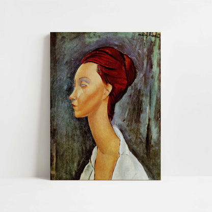 Portrait of Lunia Czechovska (1919) by Amedeo Modigliani – Art Print - Unframed art print
