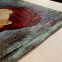 Portrait of Lunia Czechovska (1919) by Amedeo Modigliani – Art Print - Close-up detail of the art print