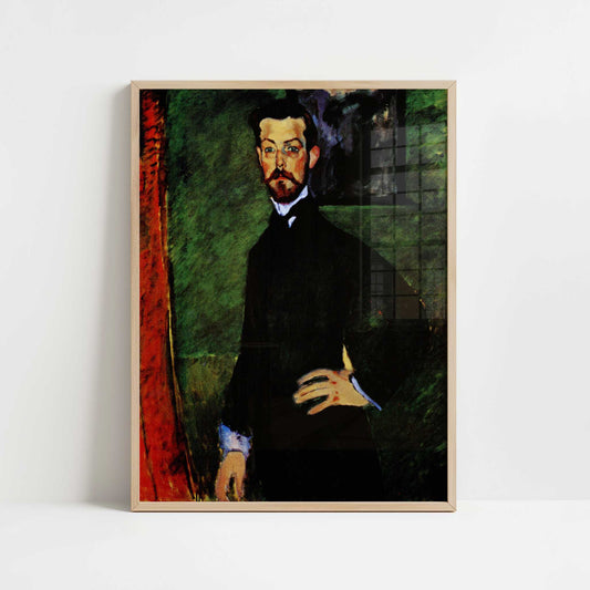Portrait of Paul Alexandre (1909) by Amedeo Modigliani – Art Print - Art print in oak frame