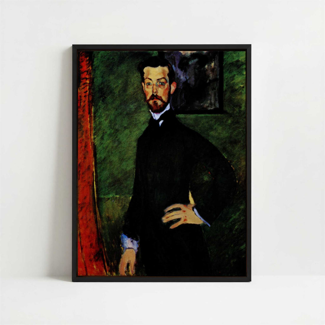 Framed Canvas - Framed canvas in black frame