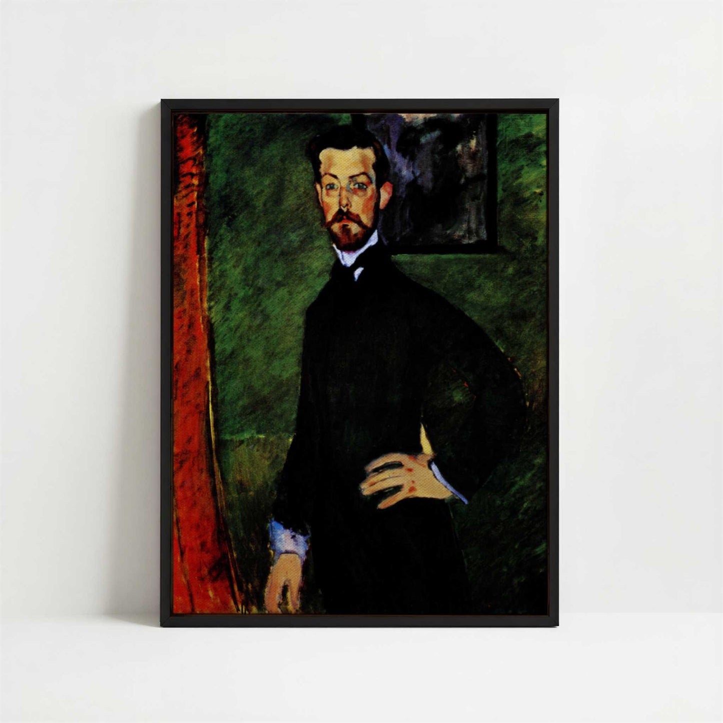 Framed Canvas - Framed canvas in black frame