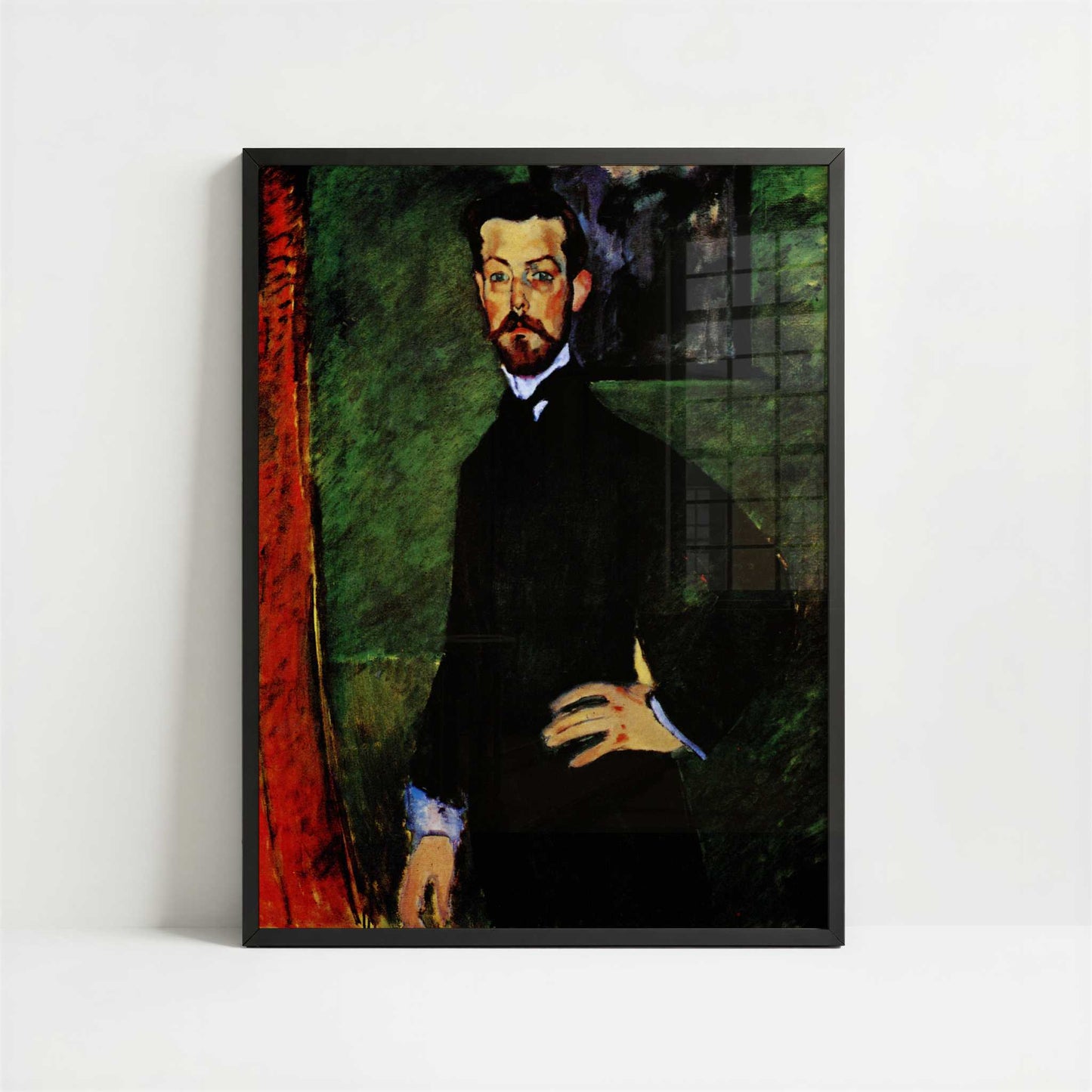 Portrait of Paul Alexandre (1909) by Amedeo Modigliani – Art Print - Art print in black frame