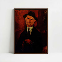 Framed Canvas - Framed canvas in dark wood color frame