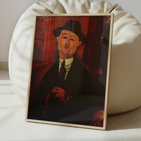 Portrait of Paul Guillaume (1915) by Amedeo Modigliani – Art Print - Interior inspiration