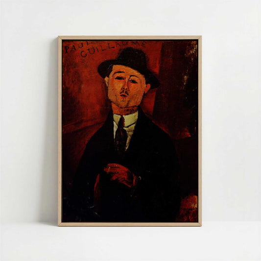 Framed Canvas - Framed canvas in oak color frame