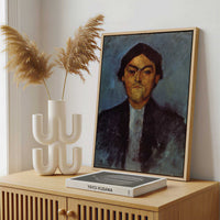 Framed Canvas - Framed canvas in a stylish interior setting