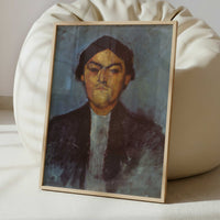 Portrait of Pedro (1909) by Amedeo Modigliani – Art Print - Interior inspiration