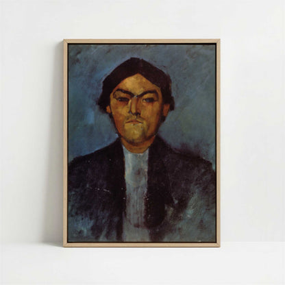 Framed Canvas - Framed canvas in oak color frame