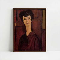 Framed Canvas - Framed canvas in dark wood color frame