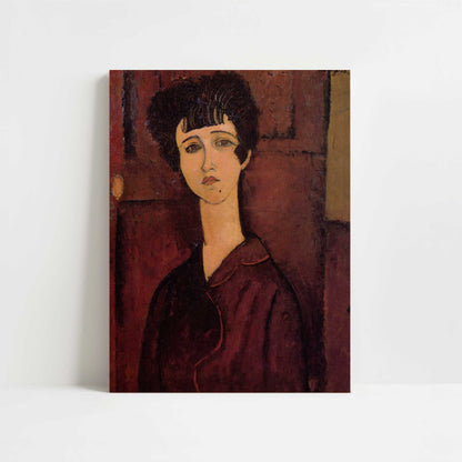 Portrait of a Girl (c.1917) by Amedeo Modigliani – Art Print - Unframed art print