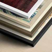 Portrait of a Girl (c.1917) by Amedeo Modigliani – Art Print - Close-up detail of the different frames