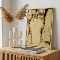Framed Canvas - Framed canvas in a stylish interior setting