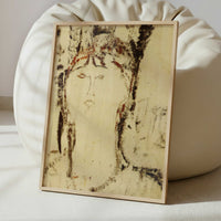 Portrait of a Woman (1915) by Amedeo Modigliani – Art Print - Interior inspiration