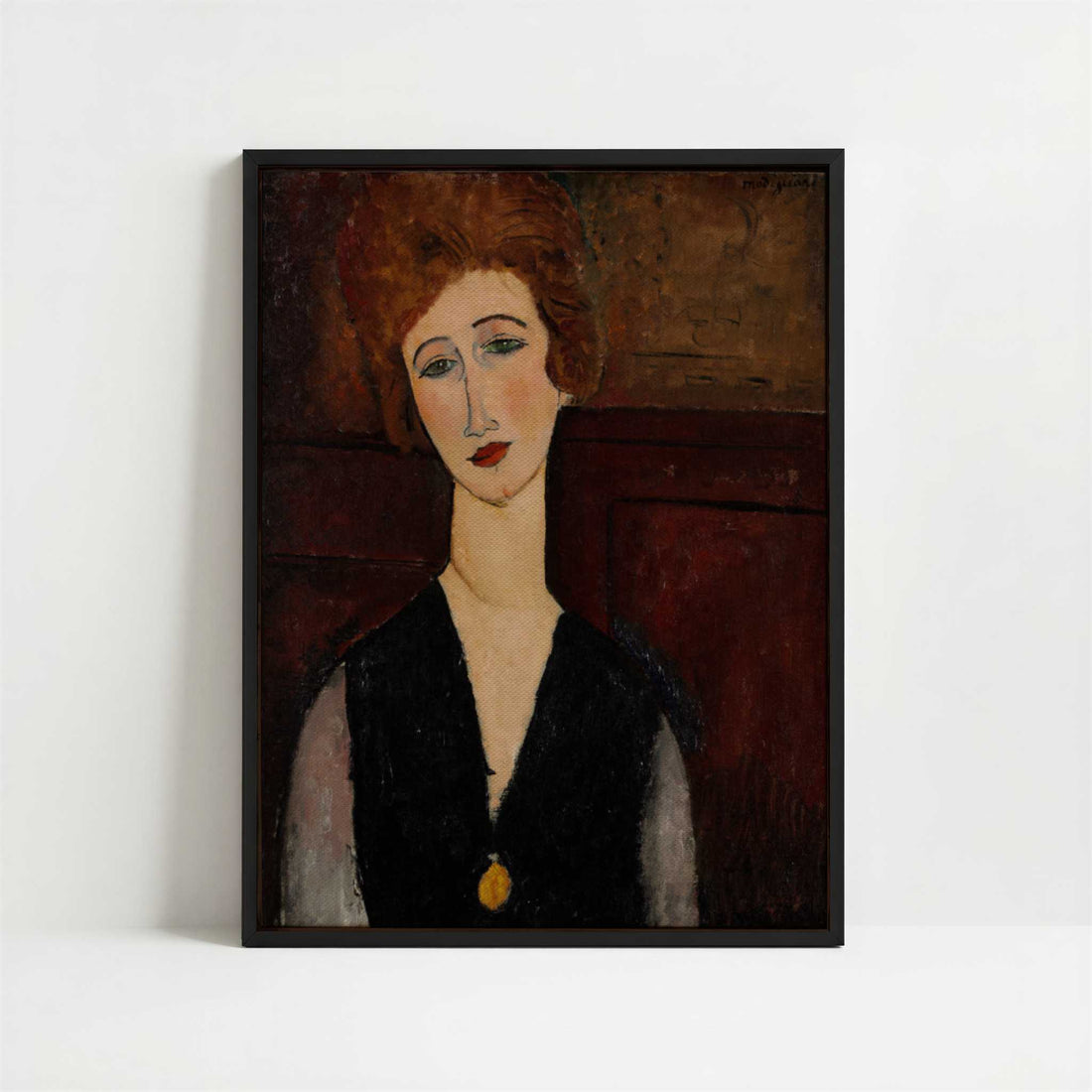 Framed Canvas - Framed canvas in black frame