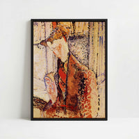 Framed Canvas - Framed canvas in black frame