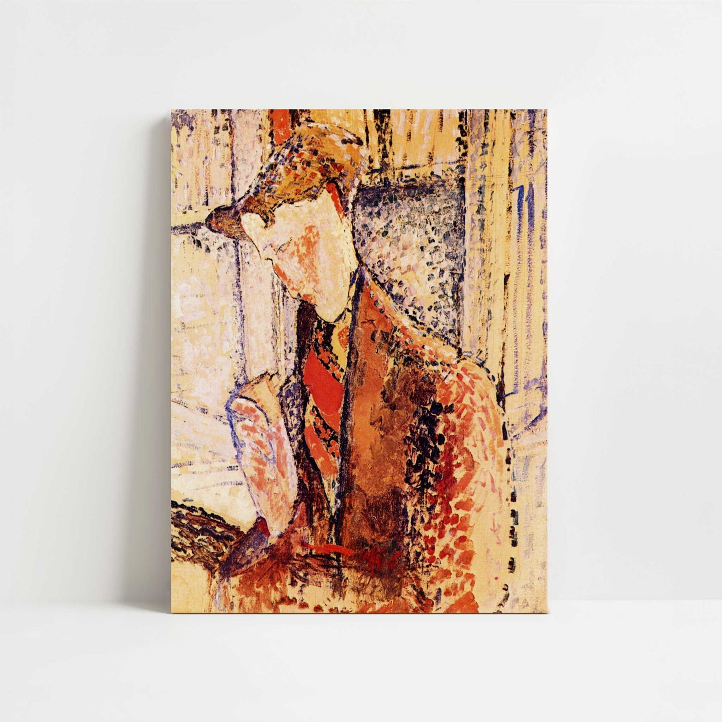 Reverie, Portrait of Frank Burty Haviland (1914) by Amedeo Modigliani – Art Print - Unframed art print