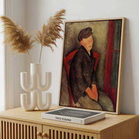 Framed Canvas - Framed canvas in a stylish interior setting