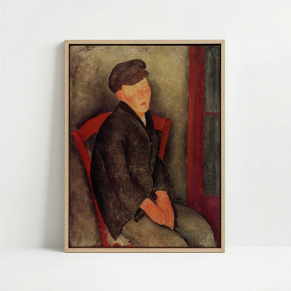 Framed Canvas - Framed canvas in oak color frame