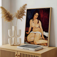 Framed Canvas - Framed canvas in a stylish interior setting
