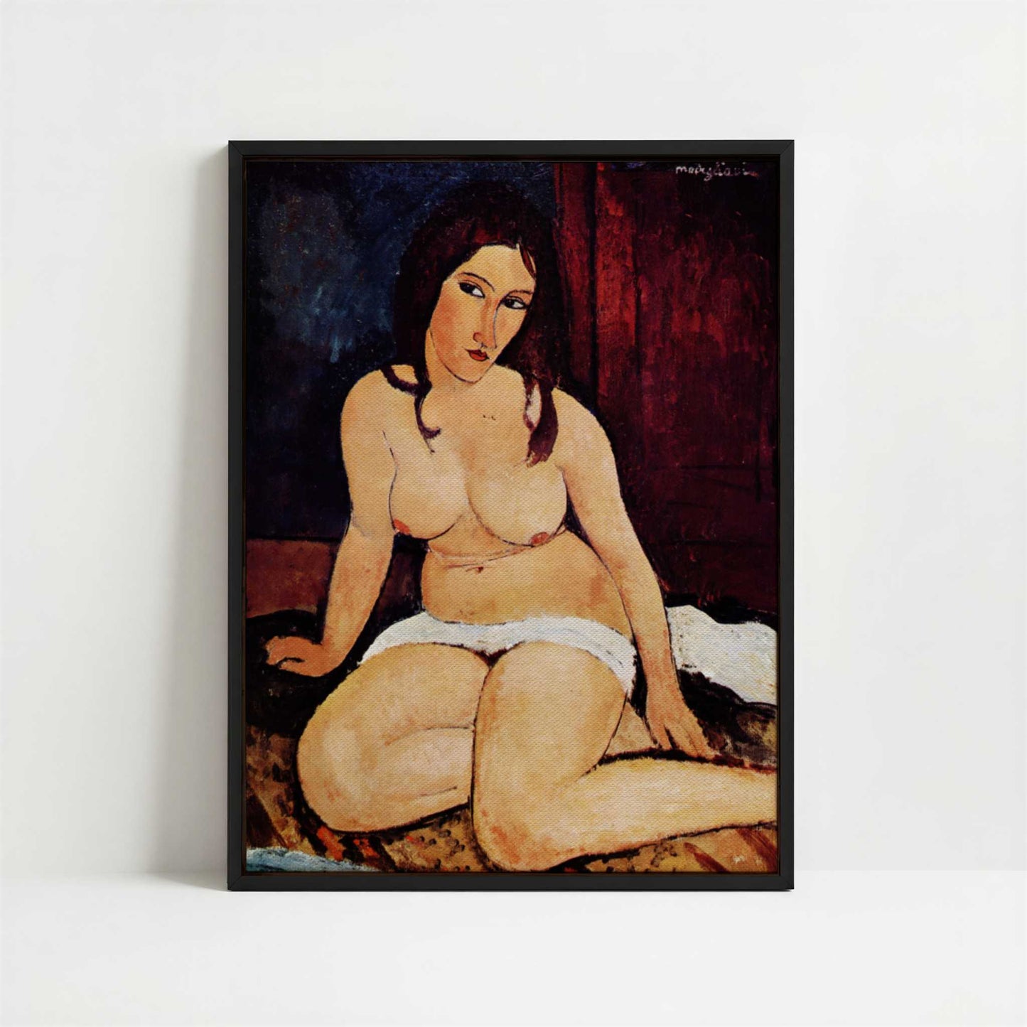 Framed Canvas - Framed canvas in black frame