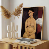 Framed Canvas - Framed canvas in a stylish interior setting