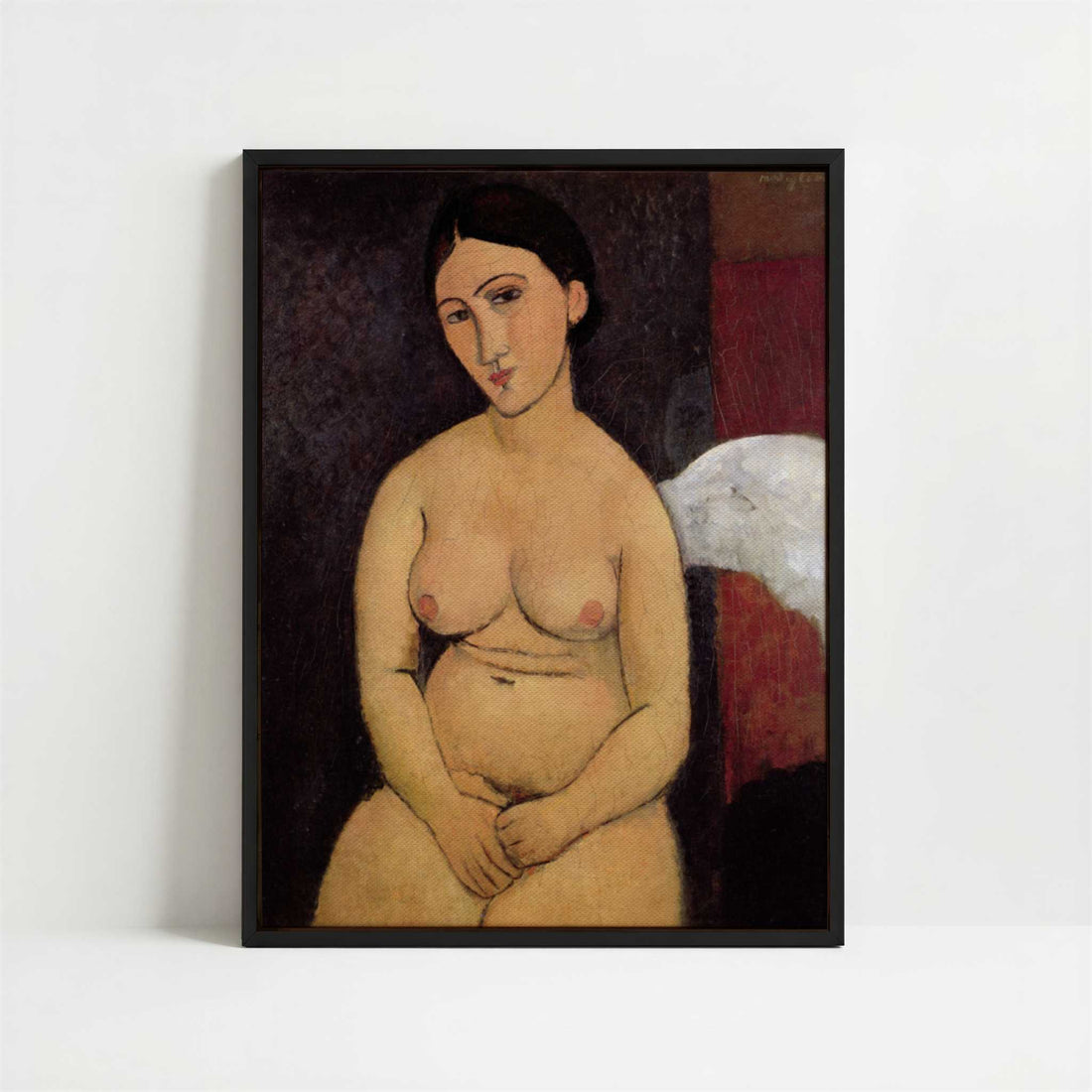 Framed Canvas - Framed canvas in black frame