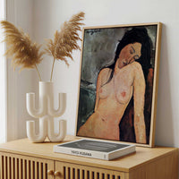 Framed Canvas - Framed canvas in a stylish interior setting