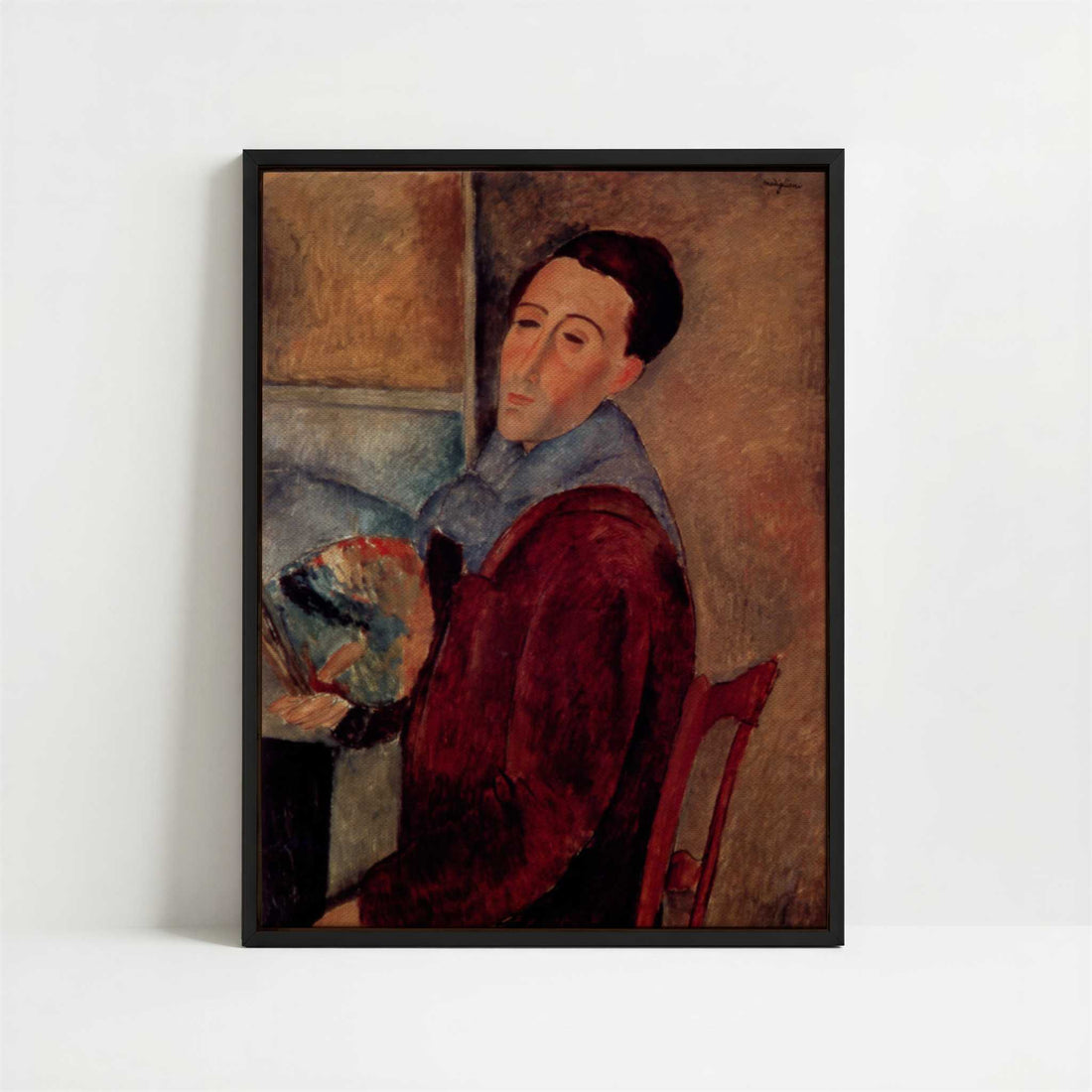 Framed Canvas - Framed canvas in black frame