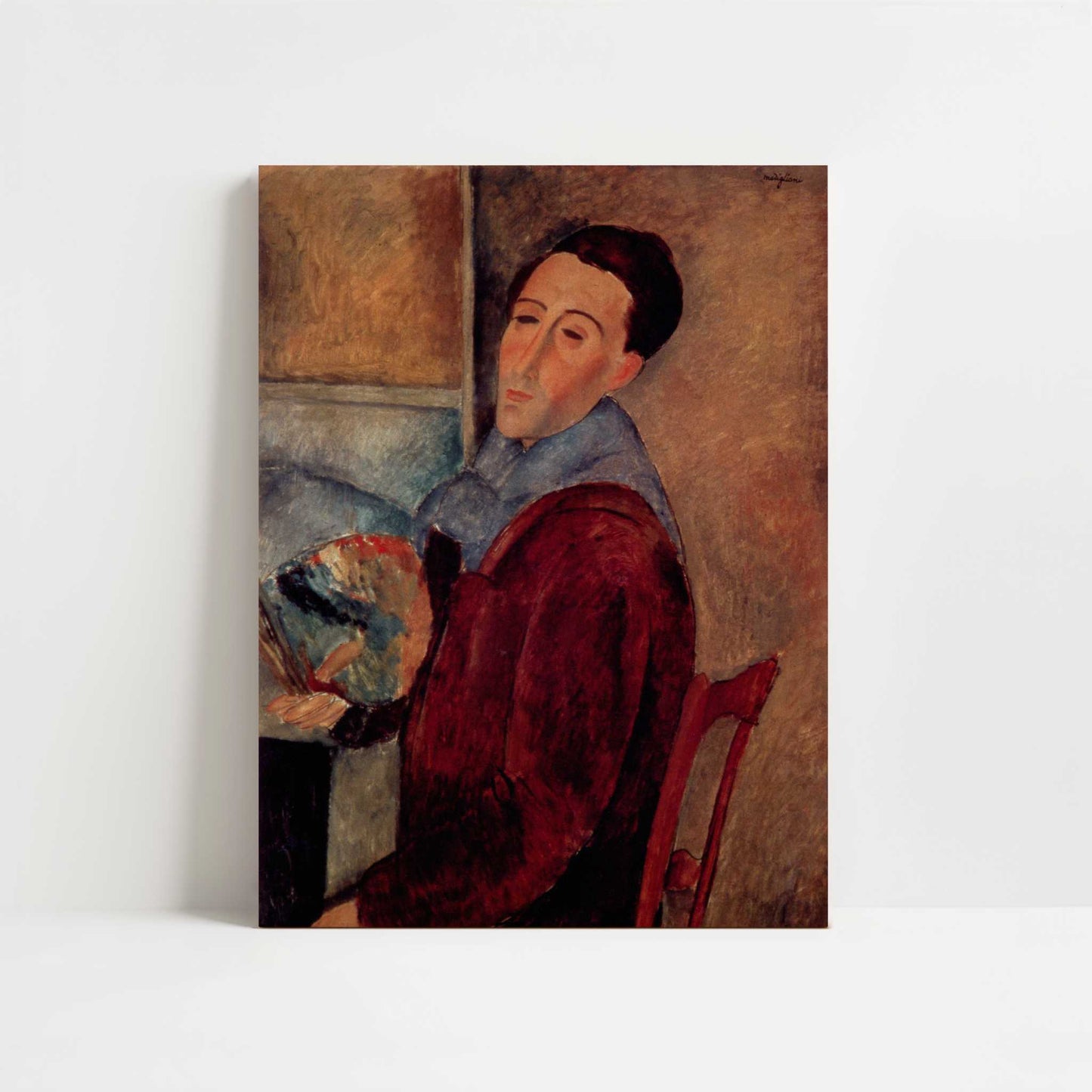 Self-portrait (1919) by Amedeo Modigliani – Art Print - Unframed art print