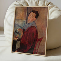Self-portrait (1919) by Amedeo Modigliani – Art Print - Interior inspiration