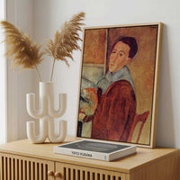 Framed Canvas - Framed canvas in a stylish interior setting